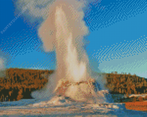 Yellowstone Geyser Diamond Painting