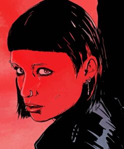 Lisbeth Salander Character Diamond Painting